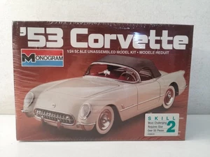 '53 Corvette Monogram Kit 2291 Scala 1/24 Sigillato-D29 - Foto 1 di 4