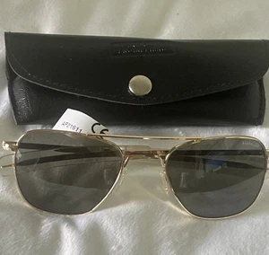 Randolph Aviator Sunglasses 5 1/2 Af21611 - Picture 1 of 11