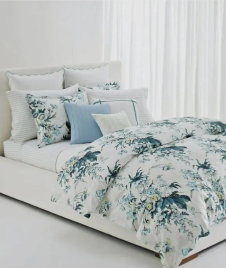 Ralph Lauren Home Eden Botanical Full / Queen Duvet Cover & Shams Set Multi