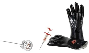 LOCO COOKERS Turkey Fryer Accessories - Silicone Gloves, Injector, Thermometer - Picture 1 of 1
