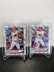 BRYCE HARPER- SCHWARBER 2025 Topps ⚾️ PHILADELPHIA PHILLIES LOT 2 ASG PATTERN - Picture 1 of 5