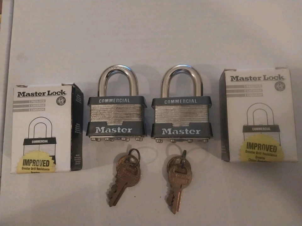 Master Lock commercial padlock 1MK System: SM4 (lot of 2) - Image 1 of 1