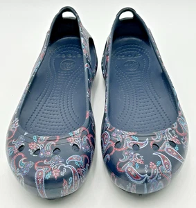 Crocs Damenschuhe 10 Kadee Vera Bradley Paisley bequeme Arbeits-Slipper - Bild 1 von 7
