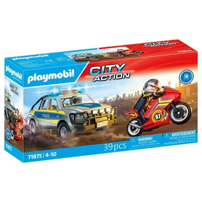 PLAYMOBIL 71875 Verfolgungsjagd mit Polizei Pick-Up