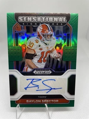 2023 Panini Draft Picks Sensational Signatures Green #SS-BSP Babylon Spector - Image 1 of 2