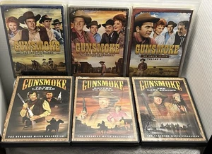 Gunsmoke TV Show/Movies Lot/6 DVD Johnny Cash/James Arness READ/All Titles - Picture 1 of 16
