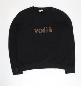 Warehouse Women's Black Pullover Sweatshirt L - Picture 1 of 12