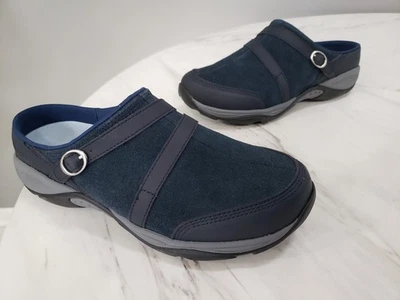 Новый без коробки Easy Spirit Z2615 * женщин темно-синий кожаный Equinox мул сабо размер 8 широкий - Изображение 1 из 4