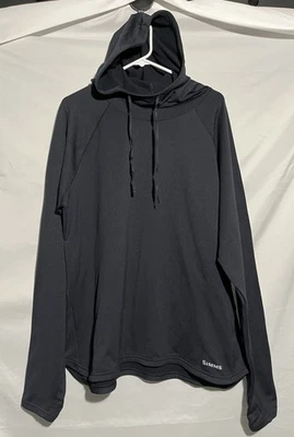 Sudadera con capucha para mujer Simms de peso pesado con orificios para los pulgares talla XXL negra Foto 1 de 4