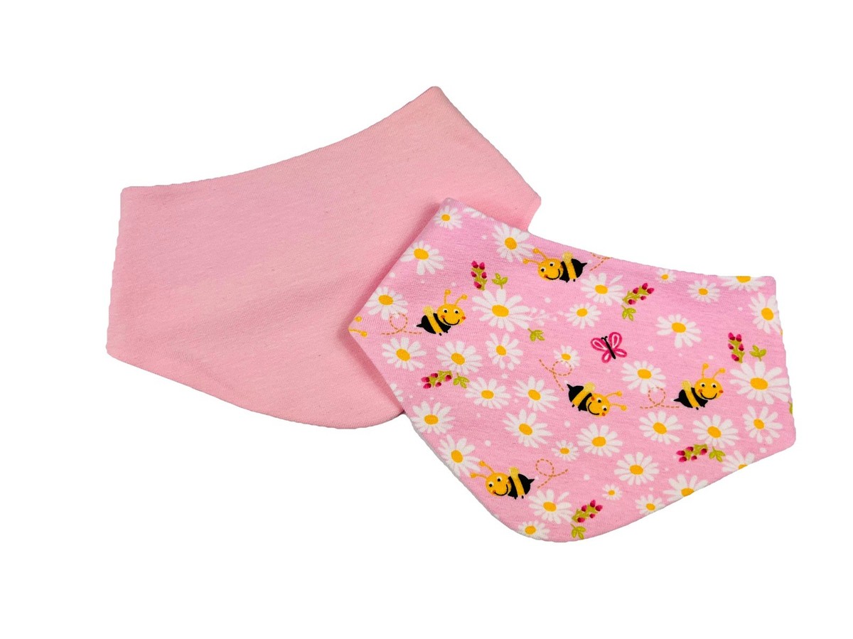 Sterntaler Baby Dreieckstuch - Microfleece Halstuch Mit Klettverschluss Rosa