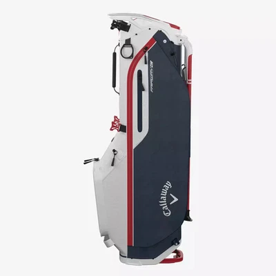 [NEW] Callaway Fairway C HD Stand Golf Bag - White/Navy Hounds/Red - New 2024 - Image 1 of 4
