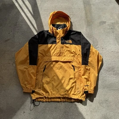 90-е винтажная мужская куртка The North Face Hydrenaline Anorak in Marigold большой размер L - Изображение 1 из 4