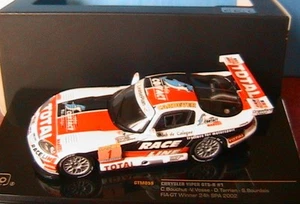 CHRYSLER VIPER GTS-R #1 FIA GT GANADOR 24H SPA 2002 BOUCHUT VOSSE IXO GTM058 - Imagen 1 de 1