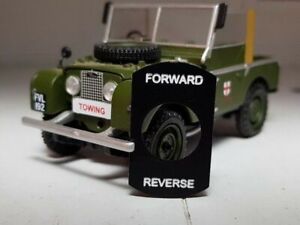 Toylander Land Rover Serie 1 2 2a 3 Maßstab geätzt Vorwärts Rückwärtsschalter Tag Registerkarte