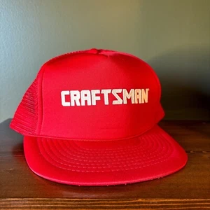 Craftsman Tools Red Mesh Trucker Hat - Picture 1 of 8