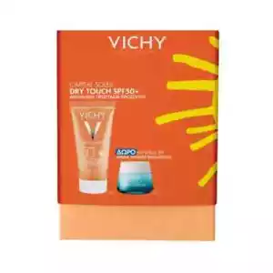 VICHY CAPITAL SOLEIL DRY TOUCH SPF50+, 50ML & FREE MINERAL89 BOOSTER CREAM, 15ML - Picture 1 of 3