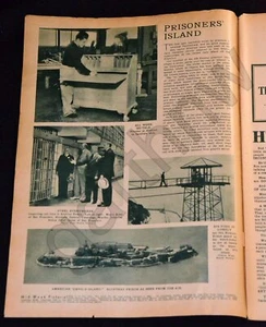 ALCATRAZ PRISON POST-STRIKE 1936 PICTORIAL + NEW KING EDWARD VIII + FUTURE WIFE? - Picture 1 of 2