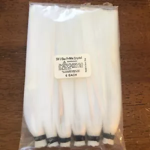 6 Pack Sea Witch Fishing Skirt Trolling Lure Offshore Wahoo Mahi Dorado 1/8oz PW - Picture 1 of 2
