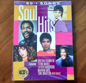 Soul Hits - 60 Songs - 4CDs / Aretha, Teena Marie, Luther Vandross, Marvin NEW - Picture 1 of 7