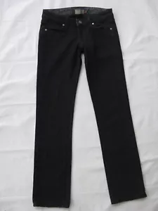 Pantalones de mezclilla ajustados para mujer Paige Premium de altura azul talla 25 negros con elásticos - Imagen 1 de 8