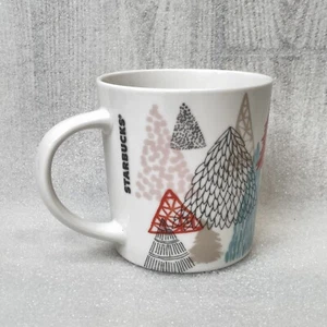 Starbucks 2017 Christmas Holiday Tree Ceramic Coffee Mug 14 fl oz / 414 ml NICE! - Picture 1 of 7