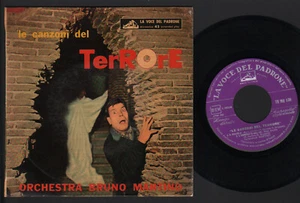 7" BRUNO MARTINO ORCHESTRA LE CANZONI DEL TERRORE EP LA VOCE DEL PADRONE 1959 - Picture 1 of 1
