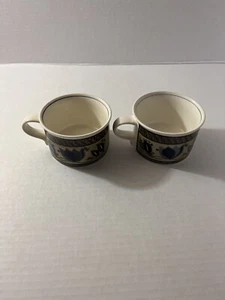 Rare Mikasa ARABELLA Intaglio FLAT coffee  CUP (2) - Picture 1 of 4
