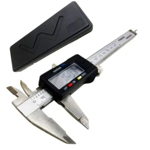 METALL 6 ZOLL DIGITAL MESSSCHIEBER 150 MM EDELSTAHL MIKROMETER ELEKTRONISCH - Bild 1 von 3