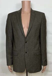 John Varvatos USA Mens Sport Coat Blazer Suit Jacket Size 40L Brown Two Button - Picture 1 of 11