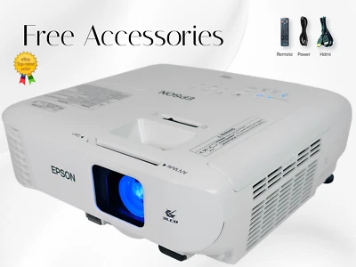 Epson PowerLite 992F 3LCD Projector 4000 Lumens Home Theater 1080p Wireless - Image 1 of 4