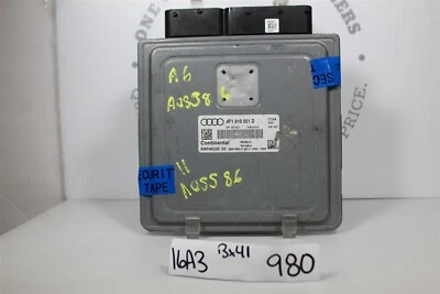 Módulo de control del motor 4F1910551D Audi A6 2009-2011 OEM ECU 980 16A3 B41 Foto 1 de 4