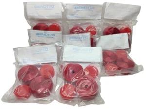 8 Benotto Smooth Red Handlebar Tape Cello Bar pack Vintage Bicycle New cinta - Picture 1 of 5
