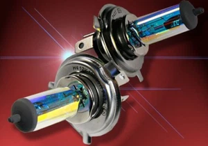 9007 8500K RAINBOW XENON HALOGEN LIGHT 100W BULBS SET HIGH LOW BEAM - Picture 1 of 1