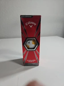 Pelotas de golf blandas cromadas Callaway - blancas (paquete de 3) - Imagen 1 de 5