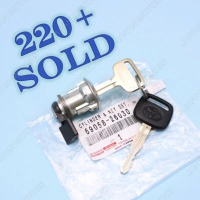 Nuevo cilindro de bloqueo de puerta de combustible genuino TOYOTA 2000-2003 TUNDRA con llaves 69058-26030 Foto 1 de 4