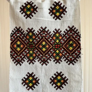 Rushnyk Ukrainian Wedding Easter Hand Cross-Stitch Embroidered Towel 183x33 cm - Picture 1 of 12