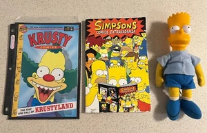 Simpons Comics and Bart Simpson Doll - Bild 1 von 1