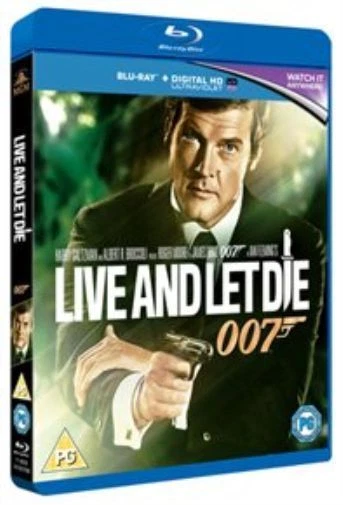 Live and Let Die Blu-ray Region James Bond 007 Action Movie -