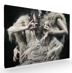 Wolf Daughters Stretched Canvas - Picture 1 of 1