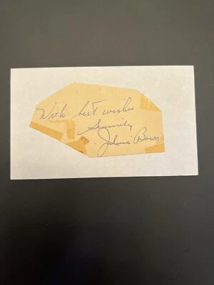 Julius Boros Signed Index Card Cut 3x5 PGA Golf - Image 1 of 2