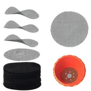 100 Pcs 4 Inch Large Size Flower Pot Hole Mesh Pad Plant Pot Drainage Hole Sc... - Picture 1 of 6