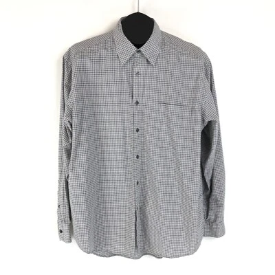 Eddie Bauer Button Up Shirt Men's Large Casual Long Sleeve 100% Cotton Pocket - Image 1 of 4