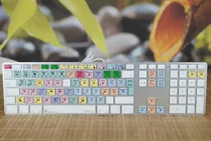APPLE FINAL CUT KEYBOARD BY LOGICKEYBOARD. SLIMLINE. NEW WITHOUT BOX. - Imagen 1 de 15