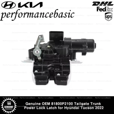 Original OEM 81800P2100 puerta trasera maletero cierre eléctrico pestillo para Hyundai Tucson 2022 Foto 1 de 3