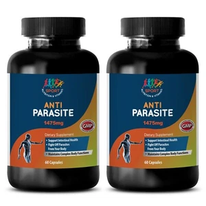 Cranberry concentrate - ANTI-PARASITE 1475mg - detox pill 2 Bottles 120 Capsules - Picture 1 of 12