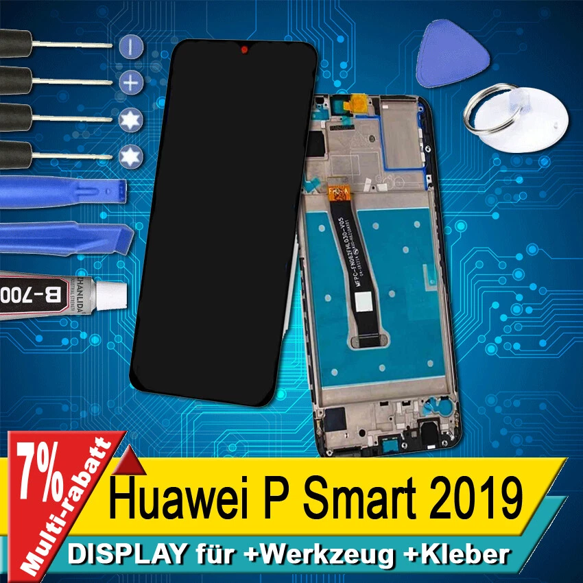 Display Für Huawei P Smart 2019 Komplettes Bildschirm Lcd Touch Schwarz Rahmen
