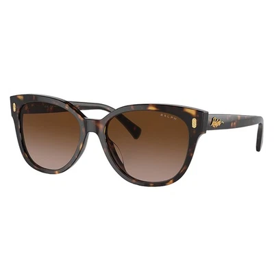 Ralph Lauren RA 5305U 500313 Black Havana Plastic Sunglasses Brown Gradient Lens - Image 1 of 3