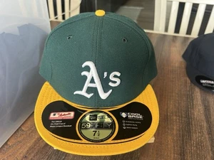 Gorra Oakland A’s 59fifty ajustada MLB 7 1/2 nueva - Imagen 1 de 3