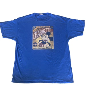 Disney Store Mickey Mouse Amazing Character American Classic T-Shirt 2XL - Picture 1 of 6