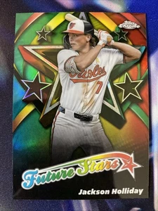 2025 Topps Chrome Future Stars Insert #FS-1 Jackson Holliday Baltimore Orioles - Picture 1 of 2